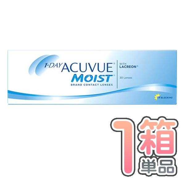 他サイト： ワンデーアキュビューモイスト 1箱（１箱３０枚入り) 1日使い捨て 【ポスト便 送料無料】 コンタクトレンズ / ワンデー/ジョンソン アンドジョンソンの商品画像