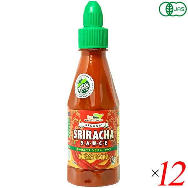 【ポイント+10％！】6/28(日)限定！チブギス CIVGIS オーガニックシラチャーソース 250ml 12本セット タイ料理 サルサソース チリソース
