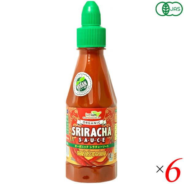 【ポイント+10％！】6/28(日)限定！チブギス CIVGIS オーガニックシラチャーソース 250ml 6本セット タイ料理 サルサソース チリソース