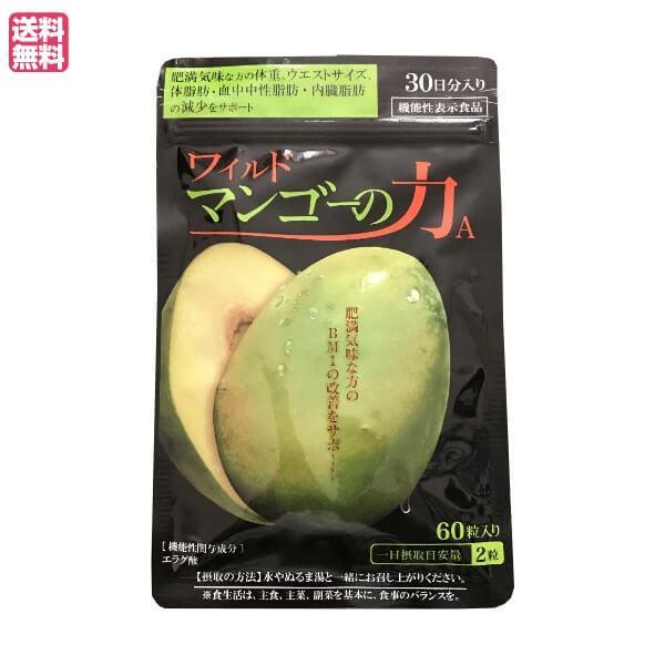 他サイト： 亀山堂 ワイルドマンゴーの力 60粒 機能性表示食品 エラグ酸 ダイエット サプリの商品画像