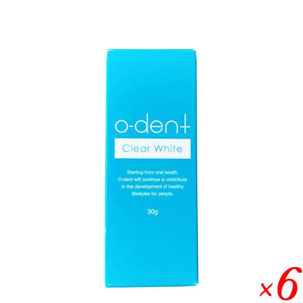 11/5(火)限定！ポイント+4%！】オーデントクリアホワイト 30g 6本 
