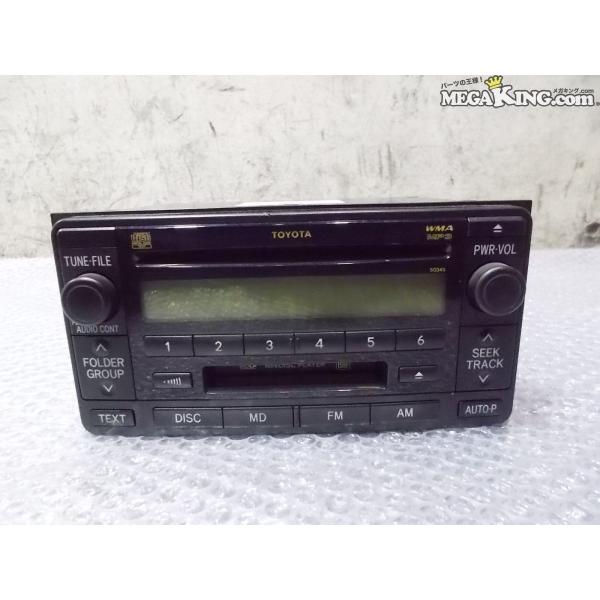 トヨタ 純正 ノーマル CD MD デッキ プレーヤー オーディオ