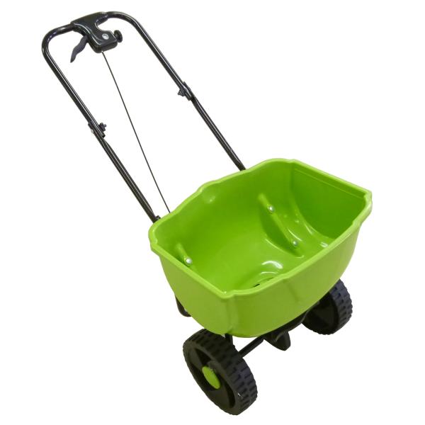 手押し式散布機 27L TC2027 肥料散布機 融雪剤 塩カル 種まき : MEGA