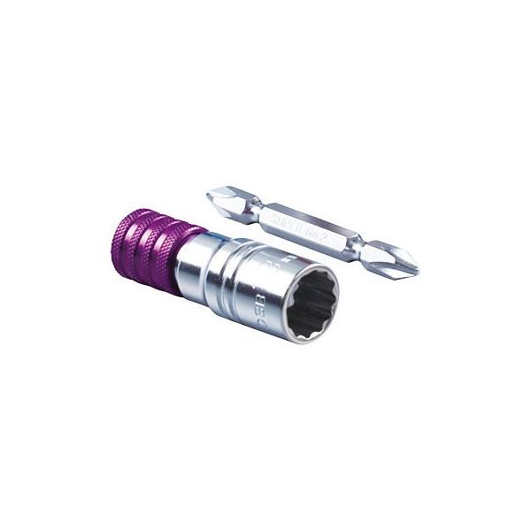 レターパック可 スーパーツール 電ドル用ソケットビット(ビット着脱式) 13mm DSB13