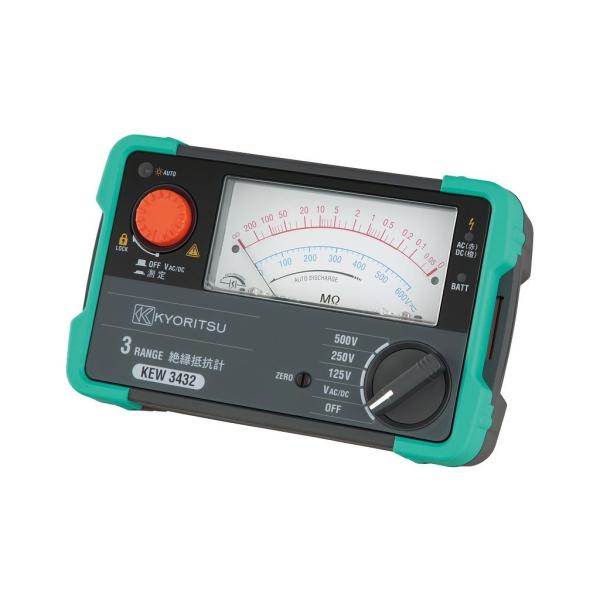 共立電気計器 (KYORITSU) 絶縁抵抗計 KEW3432 mega-store_kew3432