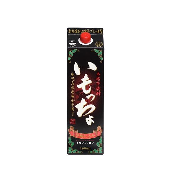 本格芋焼酎 いもっちょ 黒麹仕込み25°パック (1800mL) 南国酒造