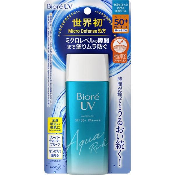 Biore ビオレUV アクアリッチ ウォータリージェル (90mL) 花王 : MEGA