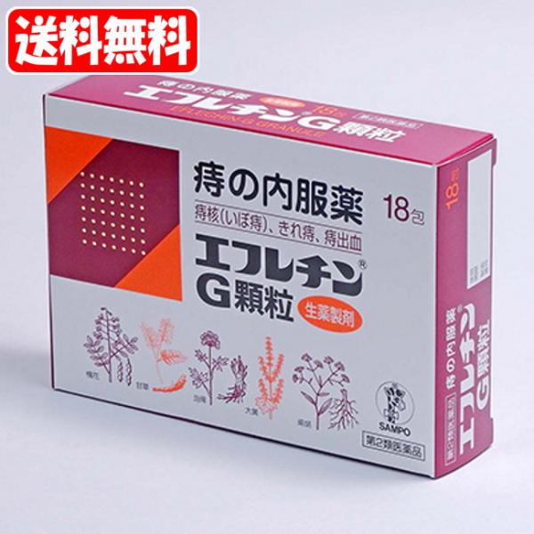 [関連]三宝製薬 エフレチンG顆粒 漢方 痔の薬 ぢの薬●医薬品区分：一般用医薬品●薬効分類：内用痔疾用薬生薬のみからなる痔の内服薬痔核 いぼ痔 きれ痔 痔出血に便秘傾向の強い方のいぼ痔や切れ痔にも