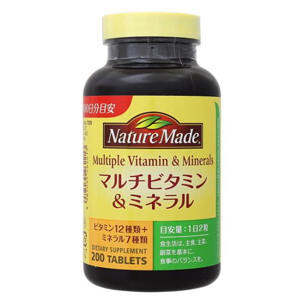 �l�C�`���[���C�h �}���`�r�^�~��&amp;�~�l���� ��100���� (200��) ��ː��� NatureMade
