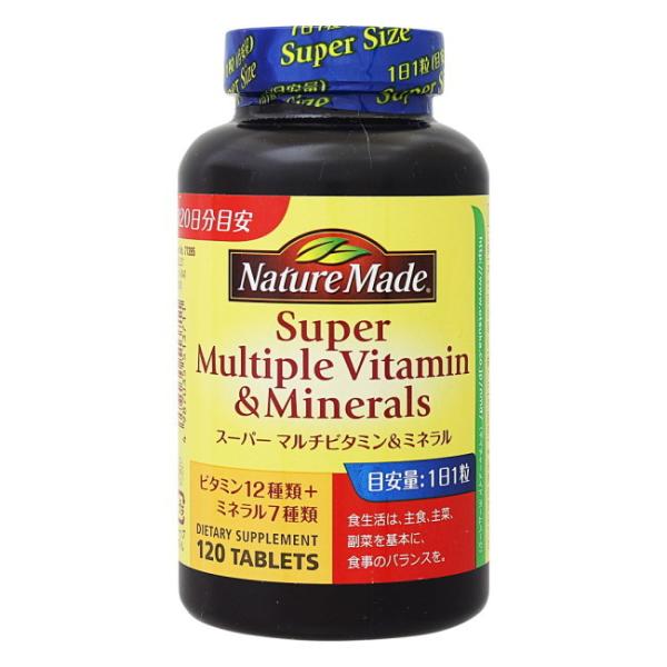 �l�C�`���[���C�h �X�[�p�[�}���`�r�^�~��&amp;�~�l���� ��120���� (120��) ��ː��� NatureMade ������l�l1�܂�