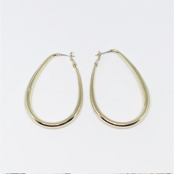 ジュエリー フープ カジュアル シンプル ピアス イヤリング 大ぶり ゴールド  Earrings  レディース