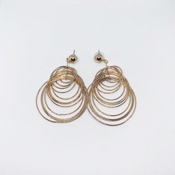 ジュエリー スタッド フープ 大ぶり ピアス イヤリング ゴールド Earrings  レディース