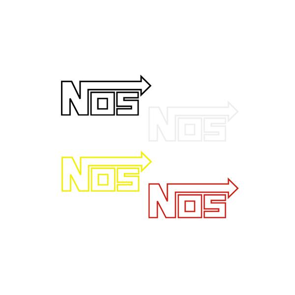 NOS ニトロ ステッカー カスタム ドレスアップ ナイトラス オキサイド システム