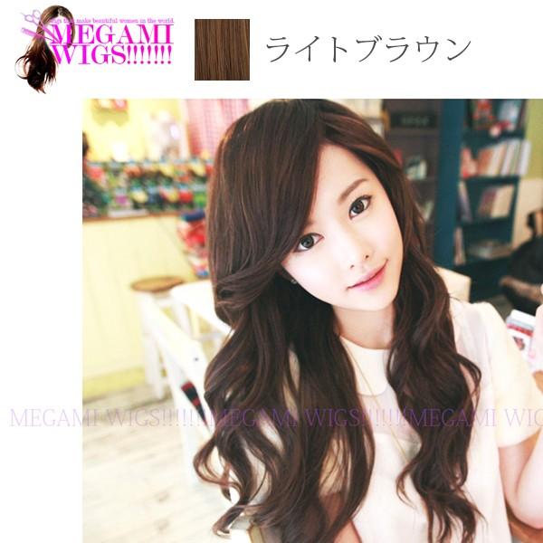 ウィッグ レディース ロング コスプレ ネット かつら フルウィッグ MEGAMI WIG 001 ライトブラウン