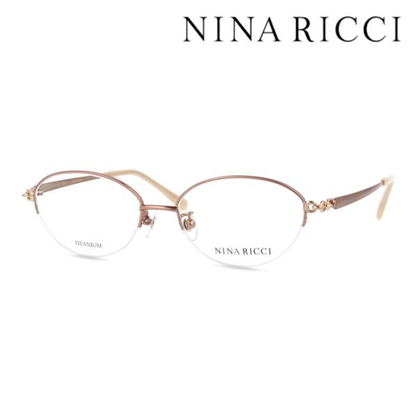 NINA RICCI ニナリッチ メガネ NR27520 col.OR 50mm オレンジ TITANIUM チタン 日本製