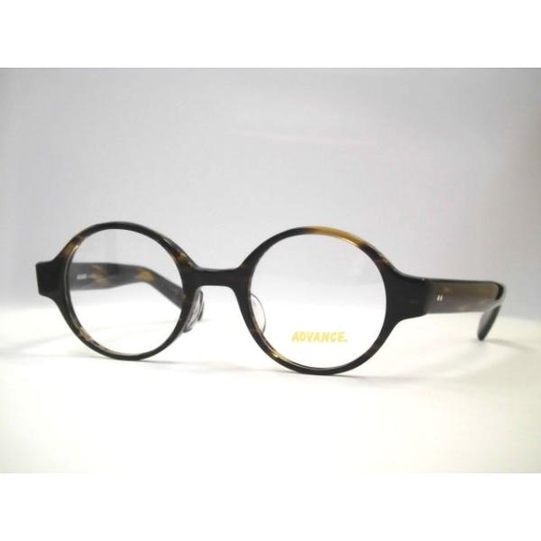 大きめ丸メガネ・レトロな大きいセルロイド丸眼鏡 アドバンス・5013