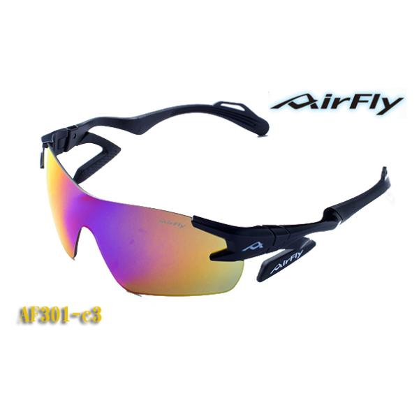 AirFly エアフライ スポーツ サングラス AF301-C3 ミラー AirFly エアフライ スポーツ サングラス AF301-C3 ミラー