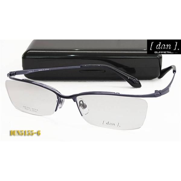 DUN ドゥアン メガネ フレーム DUN5155-6 ブルー 眼鏡 日本製 鯖江