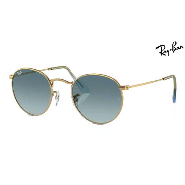Ray-Ban RB3447 レイバン　ラウンドメタル　ブルー Ray-Ban（レイバン） サングラス RB3447-001/3M-50サイズ ブルー 正規