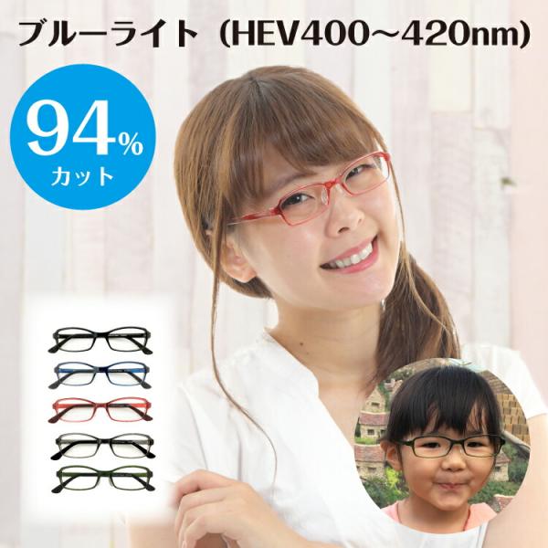 スーパーブルーライトカットメガネは、ブルーライト（HEV400〜420nm）94％カットの最新レンズを搭載したPCメガネです。新基準の紫外線吸収材を使用しているため、従来のブルーライトカットコーティングをはるかに超えた性能です。眼疾患の元と...