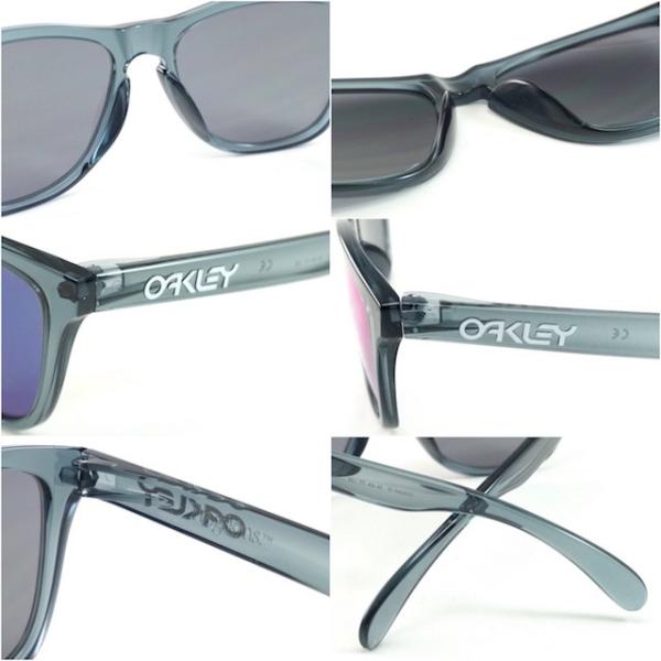 oakley frogskins crystal black red iridium