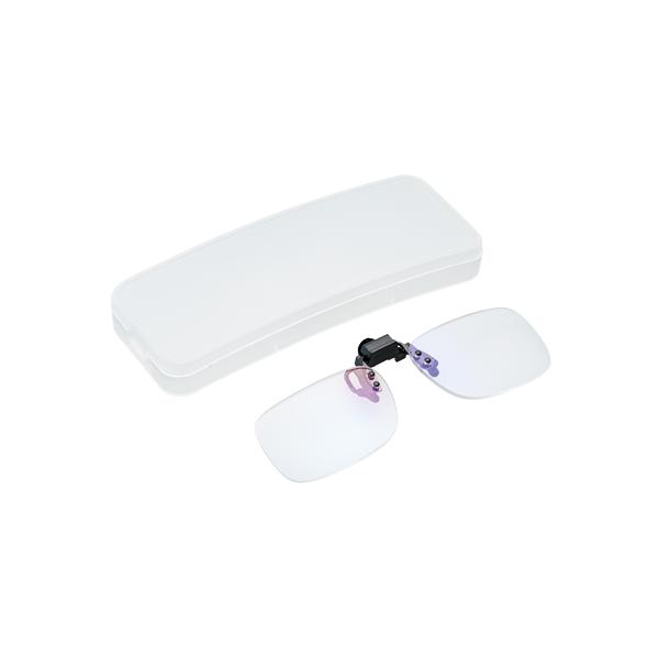 《ポイント》メガネがワンタッチで老眼鏡に早変わり！お手持ちメガネにかんたんクリップ着脱式。跳ね上げ式老眼鏡です。《商品説明》サイズ：レンズ横幅56/天地幅37/レンズ全長126素材：クリップ）合金、ポリカーボネート　　　キャップ）ラバー　　...