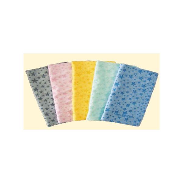 ノンスリップクロス　星型（小）　すべり止め付メガネ拭き　15×18cm　1枚