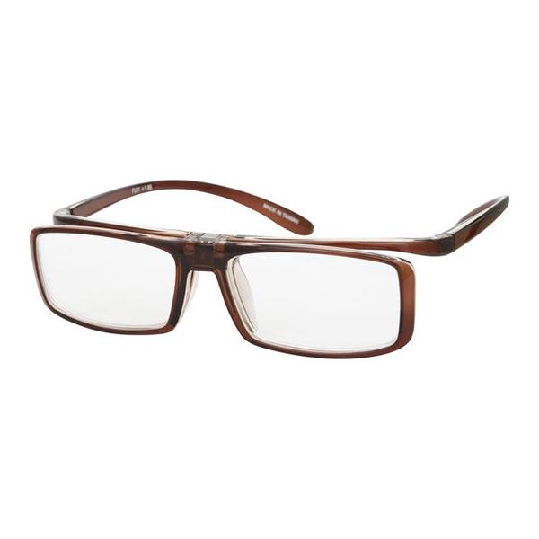 《ポイント》読書に、仕事に、趣味に。シンプルでスマートなボディに機能性がプラスされたはねあげリーディンググラス。掛け外しが不要で細かい作業に最適です。。・読書や作業時：近くのものを見るときは、フロントを下げて使用。・TV試聴や歓談時：遠くの...