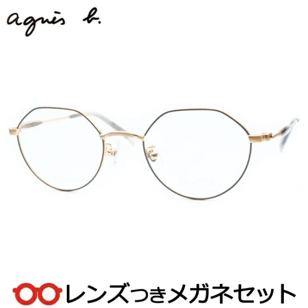 agnes b.（アニエスベー） アニエスベーメガネセット 50-0139 1 グレー