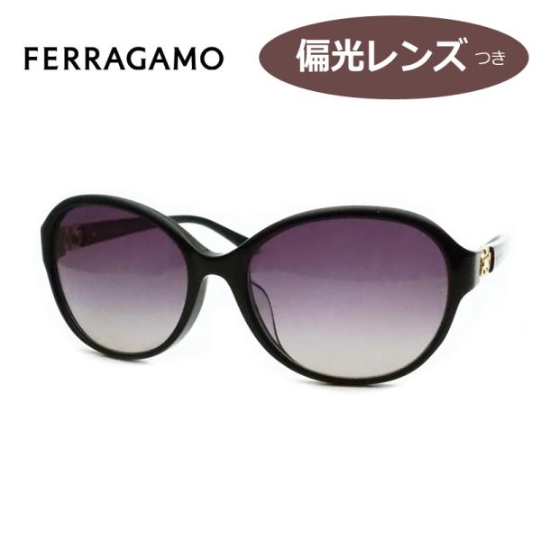 フェラガモサングラス　SF804SPAN　001 ブラック　偏光レンズ　POLARIZED　FERRAGAMO　正規品　度なし　ケースつき　正規商品販売店　優良配送商品