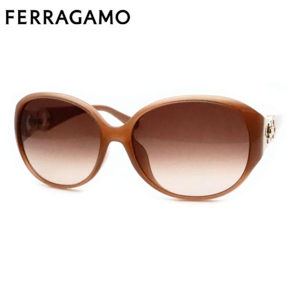 フェラガモサングラス　SF896SRAN　665 オパールローズ　FERRAGAMO　正規品　度なし　ケースつき　正規商品販売店　優良配送商品