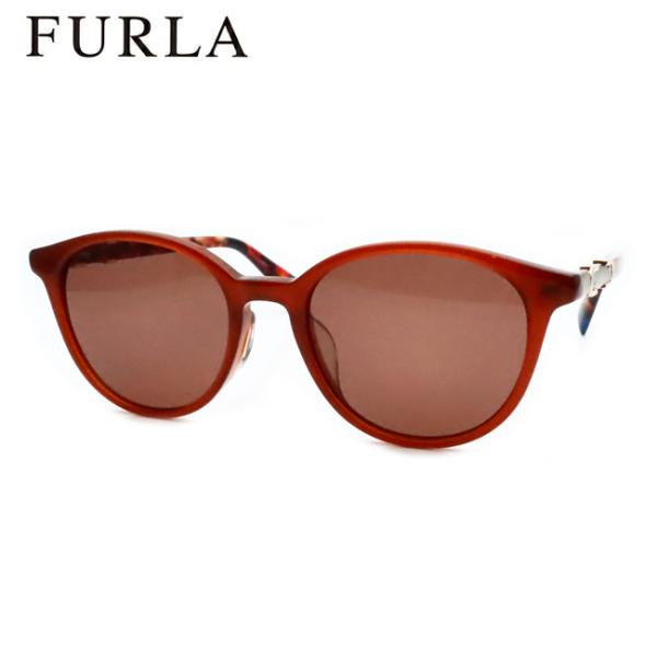 FURLA（フルラ） フルラサングラス SFU850J 0T65 ブラウン 51サイズ