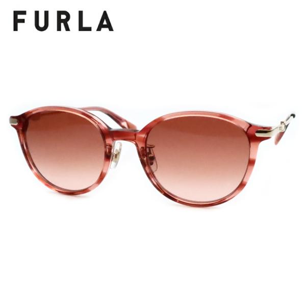 フルラサングラス　SFUA40J 04A2 スケルトンピンク 50サイズ セル　FURLA　正規品　度なし　ケースつき　正規商品販売店　優良配送商品