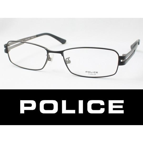 品薄 ポリスメガネフレーム正規品 POLICE VPL423J-0S14 - 小物