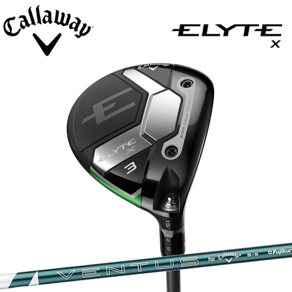 キャロウェイエリートCallaway ELYTE X フェアウェイウッド 18° キャロウェイ ELYTE X フェアウェイウッド VENTUS GREEN 50 for