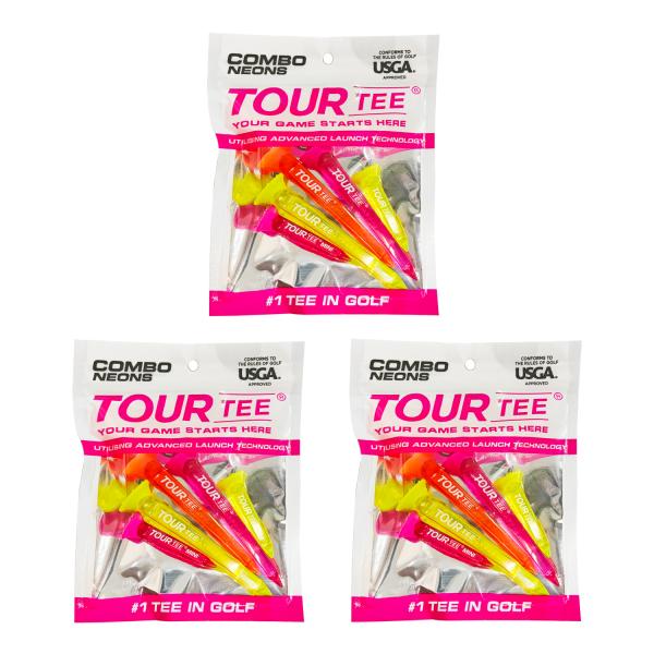 3パックセット】TOUR TEE COMBO NEONS PINK ツアーティー コンボ