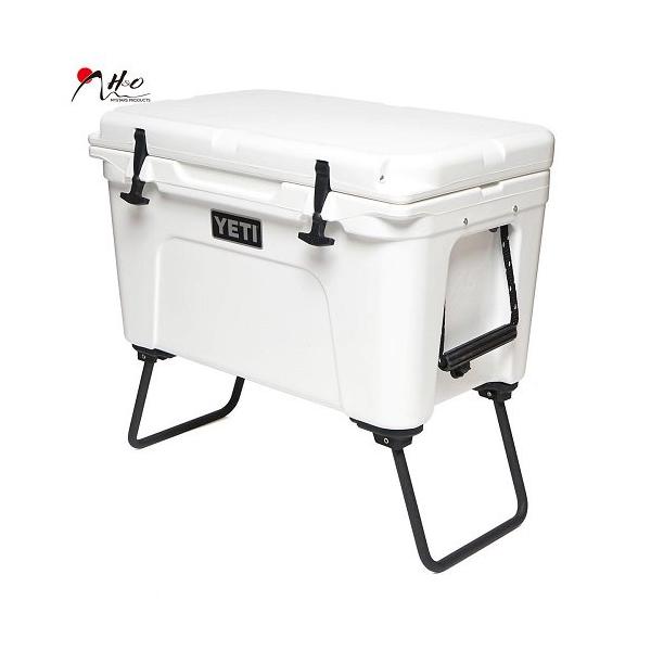 H&O×BALLISTICS　クーラーレッグ TD バリスティクス(ブラック/シルバーレッグ)　適合モデル: YETI Tundra 35/45 共用 megurumie_ballistics-coolerleg-td