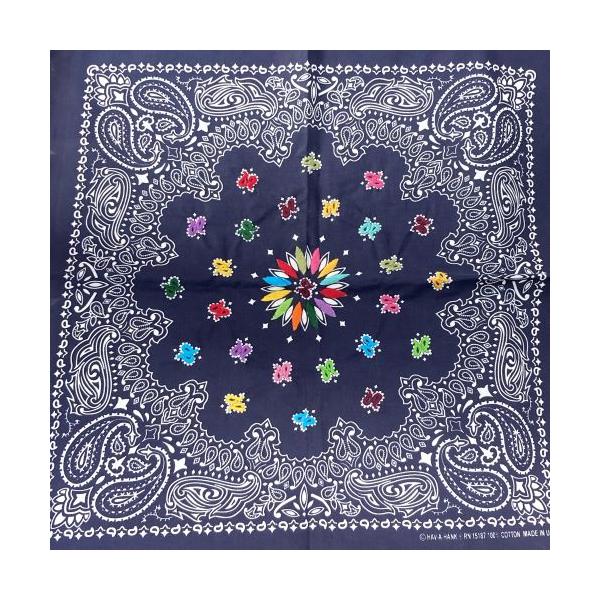 OAXACA（オアハカ） OAXACA Hands Stitch Bandana 手刺繍が施された