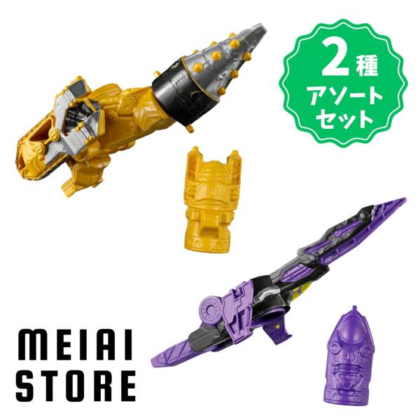 〔2種アソートセット〕バンダイ ミニプラ 超宇宙刑事ギャバン インフィニティファーストキット 3, ギャバリオンセイバー 4, ギャバリオンドリル ( 超宇宙刑事 )