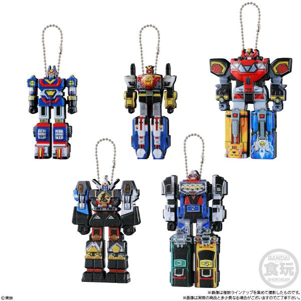 〔全10種セット〕バンダイ スーパー戦隊 DXロボチャーム＆チョコボーロ 10種10個 ( スーパー戦隊シリーズ ロボット チャーム キーホルダー フィギュア コンプ )