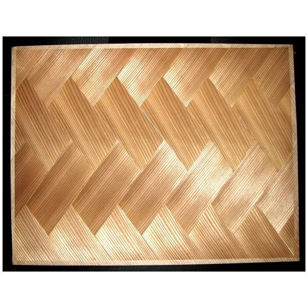 杉柾 中厚貼 矢羽根 網代ベニヤ3.15尺x6.3尺単板 厚 0.6mm / アジロベニヤ 網代天井板 アジロ天井板