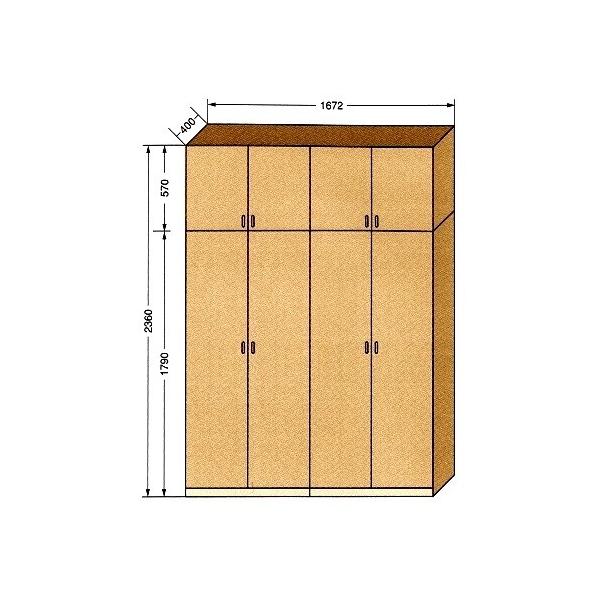 RM-1672@DZbg(NDgi)W1672XH2360XD400(Ȃ) / ֎[@ʔ V[Y{bNX V[YbN