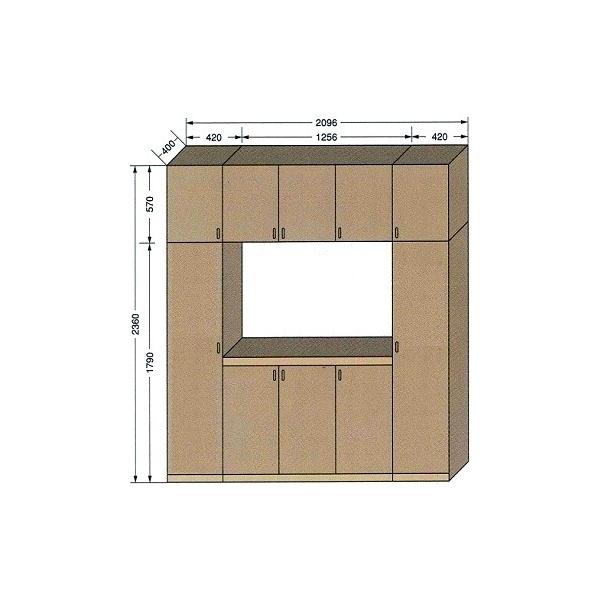 EM-2512@PZbg(i)W2512XH2360XD410(Ȃ) / ֎[@ʔ V[Y{bNX V[YbN