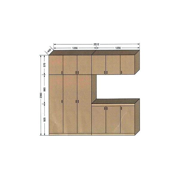 RM-2512@RZbg(i)W1672XH2512XD410(Ȃ) / ֎[@ʔ V[Y{bNX V[YbN