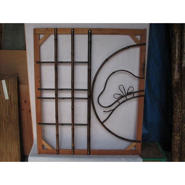 黒竹角窓　松　壁塗り込用木枠　2.5尺 ｘ 3尺   1枚単価