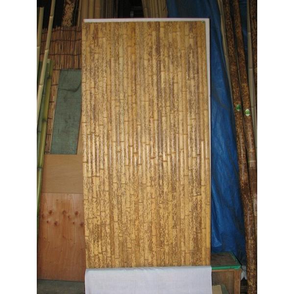 図面竹 平割　タテ貼　防虫品、竹巾1寸　3尺 x 6尺 1枚単価