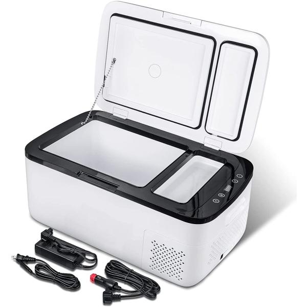 車載冷蔵庫 20L 冷凍庫 -22〜10℃ 二室タイプ コンプレッサー搭載 ポータブル冷蔵庫 12V 24V DC/AC 軽量 静音 急速冷凍 省エネ 冷凍冷蔵庫 車載/家庭用 1年保証 車載冷蔵庫 20L 冷凍庫 -22〜10℃ 二室タイプ コンプレッサー搭載 ポータブル冷蔵庫 12V 24V DC/AC 軽量 静音 急速冷凍 省エネ 冷凍冷蔵庫 車載/家庭用 1年保証