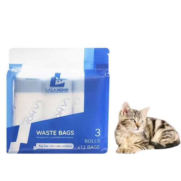 【専用ゴミ袋60枚付き】PetShow カバー付き猫用トイレ ホワイト/グレー 専用ゴミ袋60枚付き】PetShow カバー付き猫用トイレ ホワイト/グレー