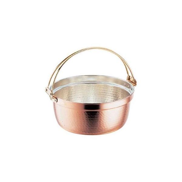 製菓プロ用銅製深型鍋 両手付き直径約42cm