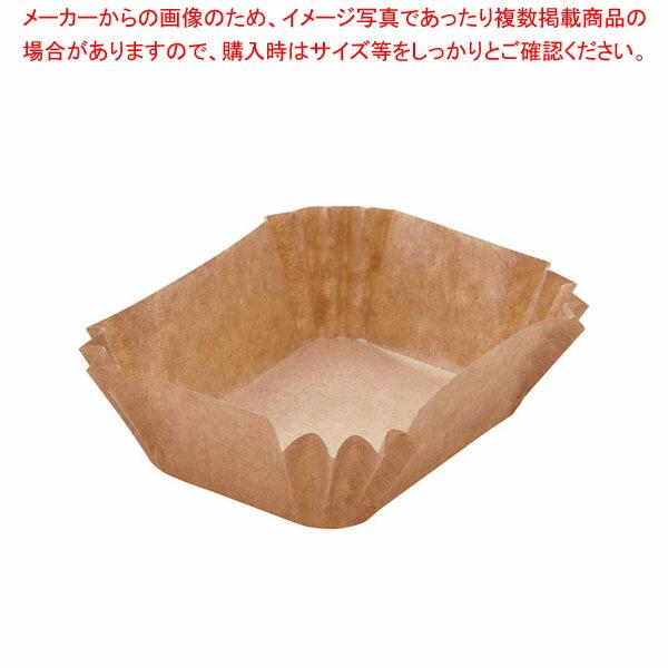 みざらし おかずカップ 紙製 ブラウン 長角中 280枚入 【 弁当 カップ 日本製 未ざらし 未晒し お弁当カップ お菓子 グラシンカップ 徳用 業務用 お得 】